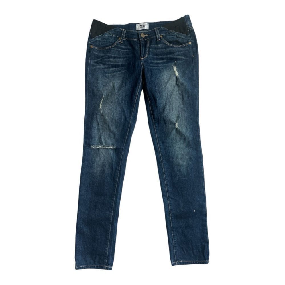 Paige Women’s Jimmy Jimmy Skinny Distressed Jeans Size 25